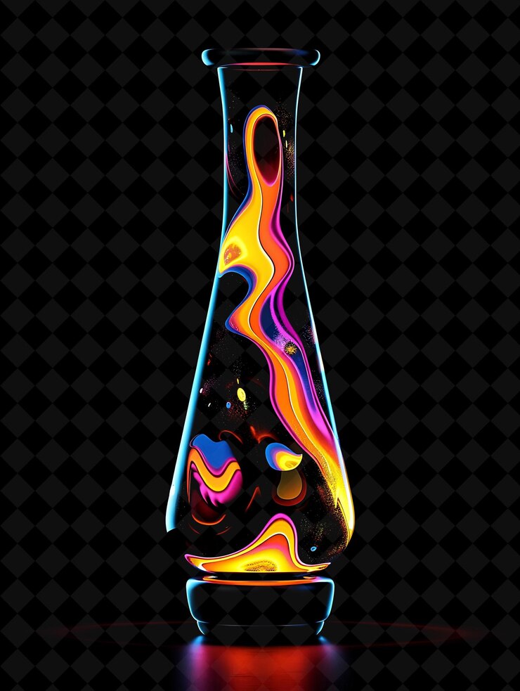 PSD a bottle of firefox with a black background with a black background