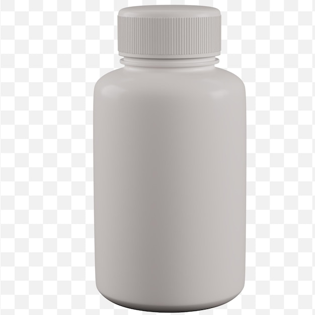 A bottle of medicine that says the word pain is on a white background.