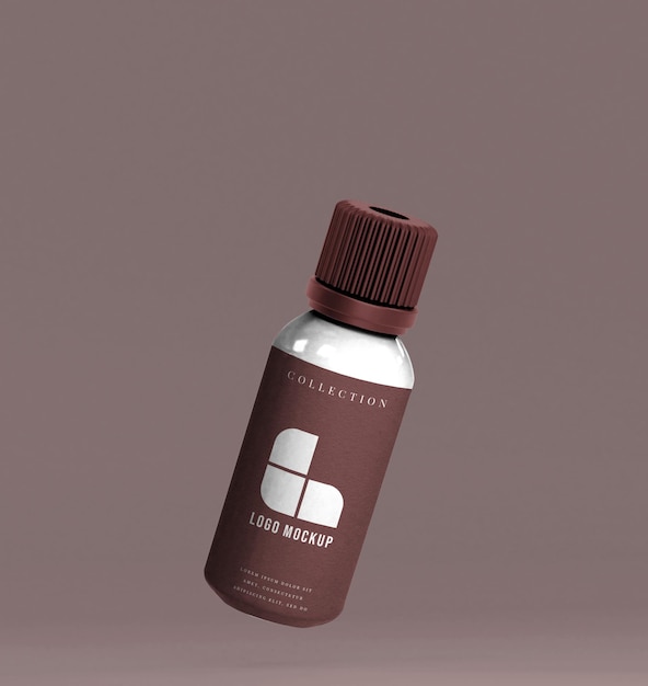 Bottle mockup design product