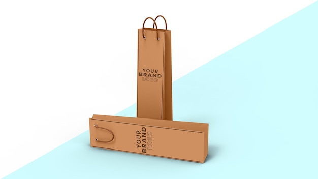 Bottle Packaging Mockup