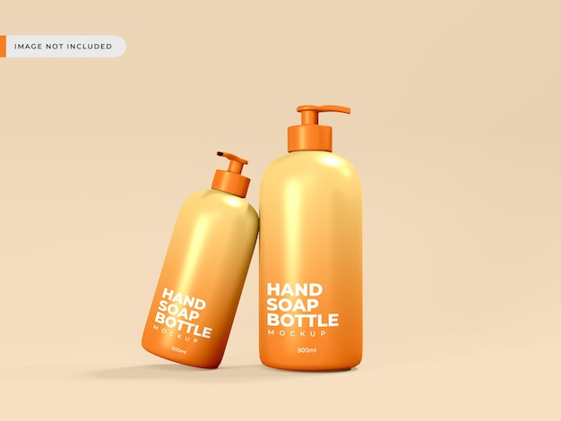 Bottle packaging product mockup