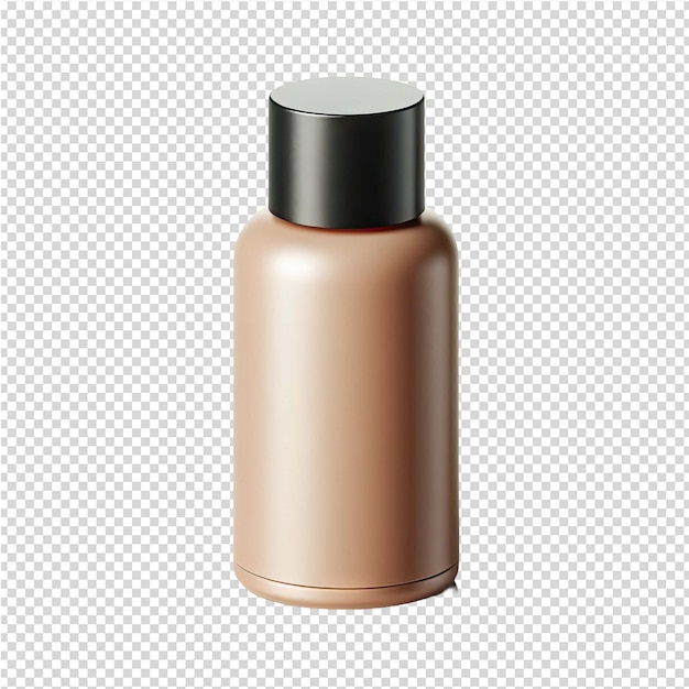 PSD a bottle of perfume is shown on a transparent background