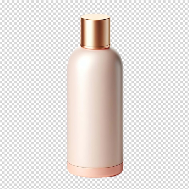 PSD a bottle of perfume with a gold cap