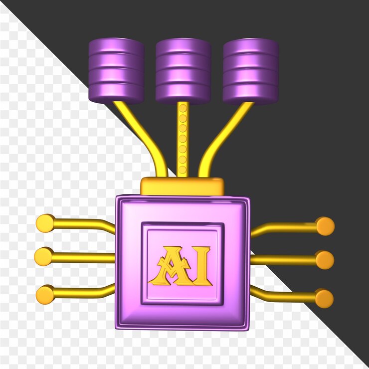 PSD a bottle of perfume with a purple label on it
