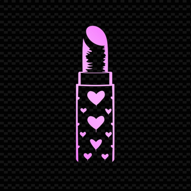 PSD a bottle of perfume with the words love in the middle
