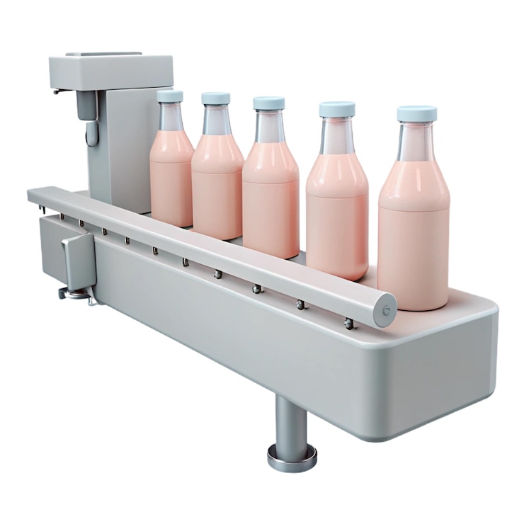 PSD a bottle of pink liquid is on a shelf