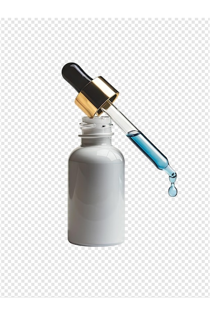 PSD una bottiglia di spray con una goccia d'acqua dentro