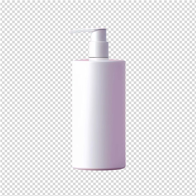 Una bottiglia di spray con un tappo bianco
