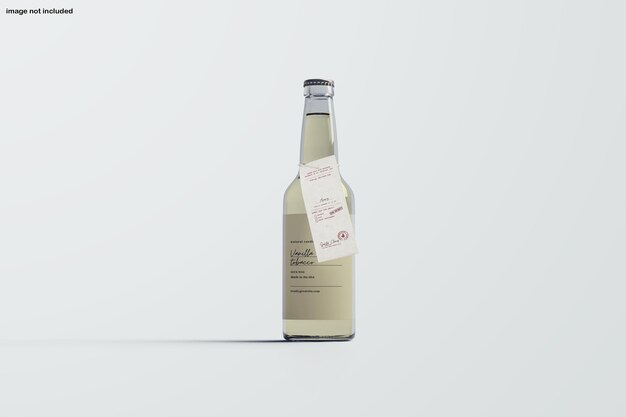 PSD bottle tag mockup