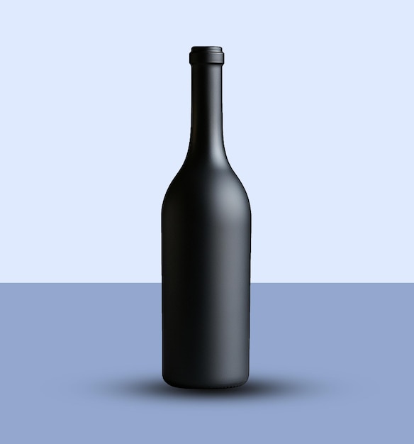 a bottle of wine is shown on a table