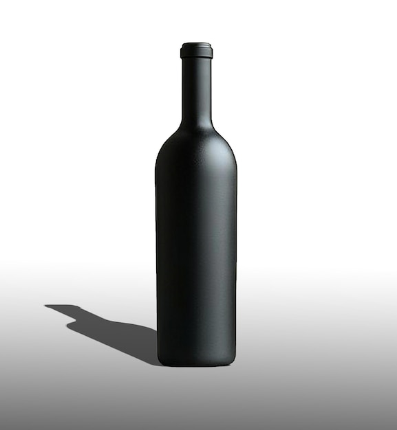 a bottle of wine is shown on a white background