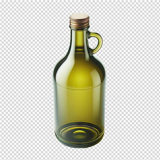 PSD a bottle of wine with a label that says olive oil on it