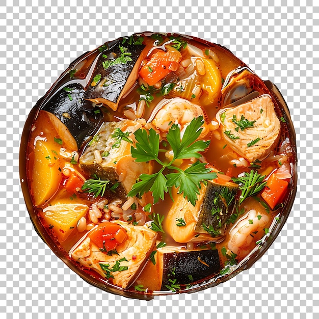 PSD bouillabaisse png con sfondo trasparente