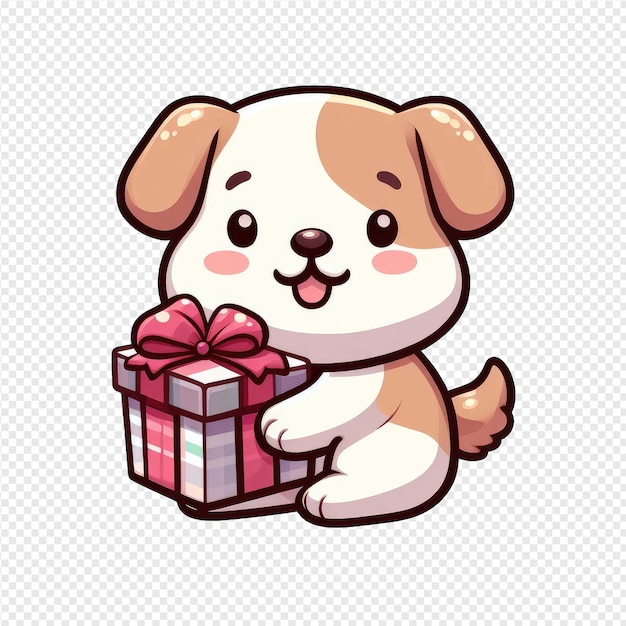 Bouncy Furry Friend PNG Sticker