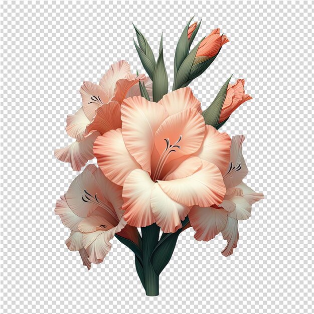 PSD a bouquet of flowers with the word tulips on it