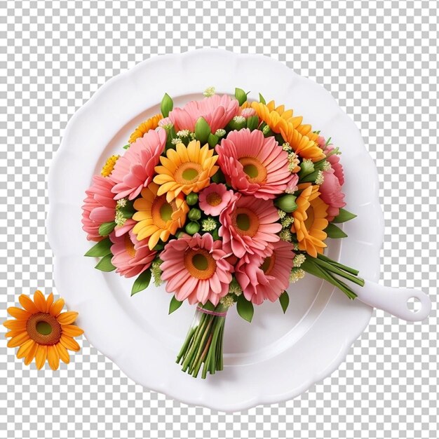 Un bouquet di fiori di paglia freschi