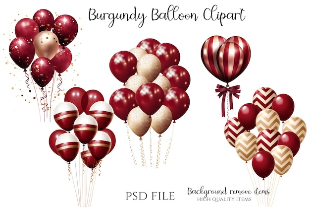 Bourgondische ballon Clipart