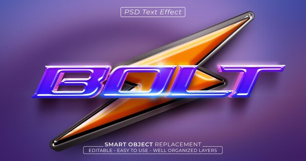 Bout bewerkbaar teksteffect in 3D-stijl