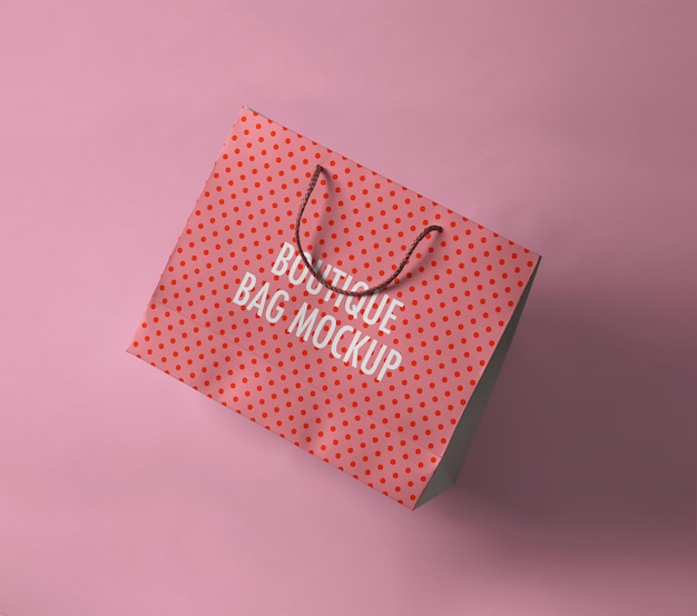 PSD boutique bag mockup