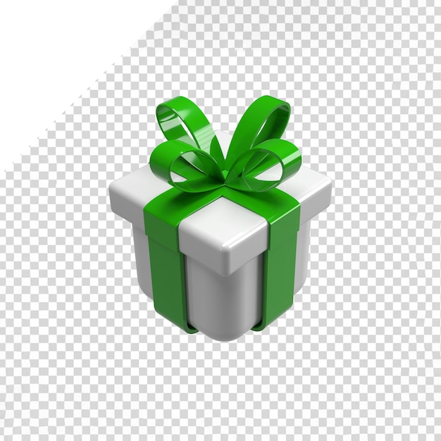 Boven geschenken 3d donkergroen psd