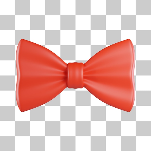 PSD bow tie 3d icon