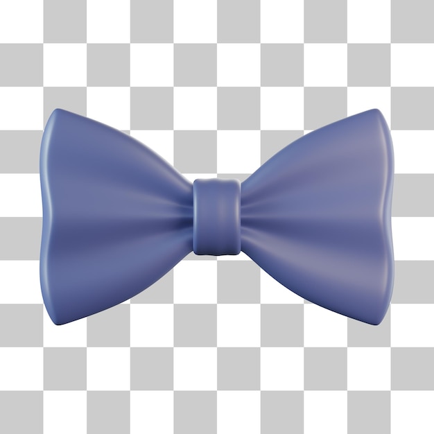 PSD bow tie 3d icon