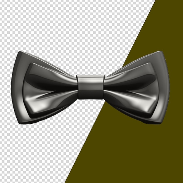 PSD bow tie isolated on transparent background