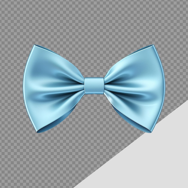 PSD bow tie ribbon png isolated on transparent background