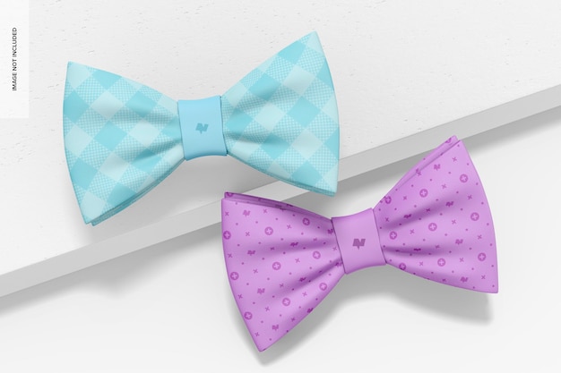 Bow ties mockup