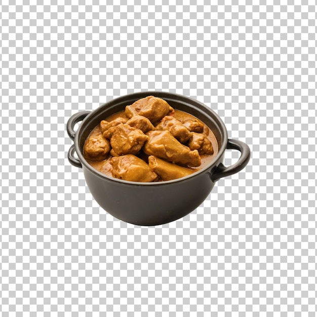 カレーのチキン・レッグ・ピースのボウル