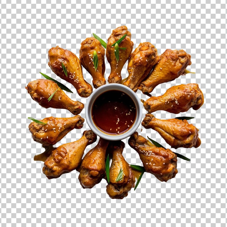 PSD a bowl of chicken leg pieces curry on it