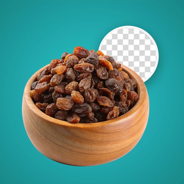 A bowl of dates isolated on transparent background png