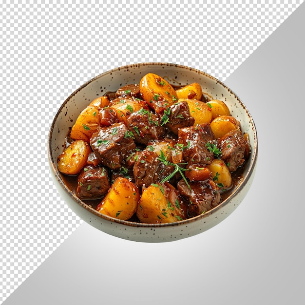 PSD a bowl of food that has a brown color on it