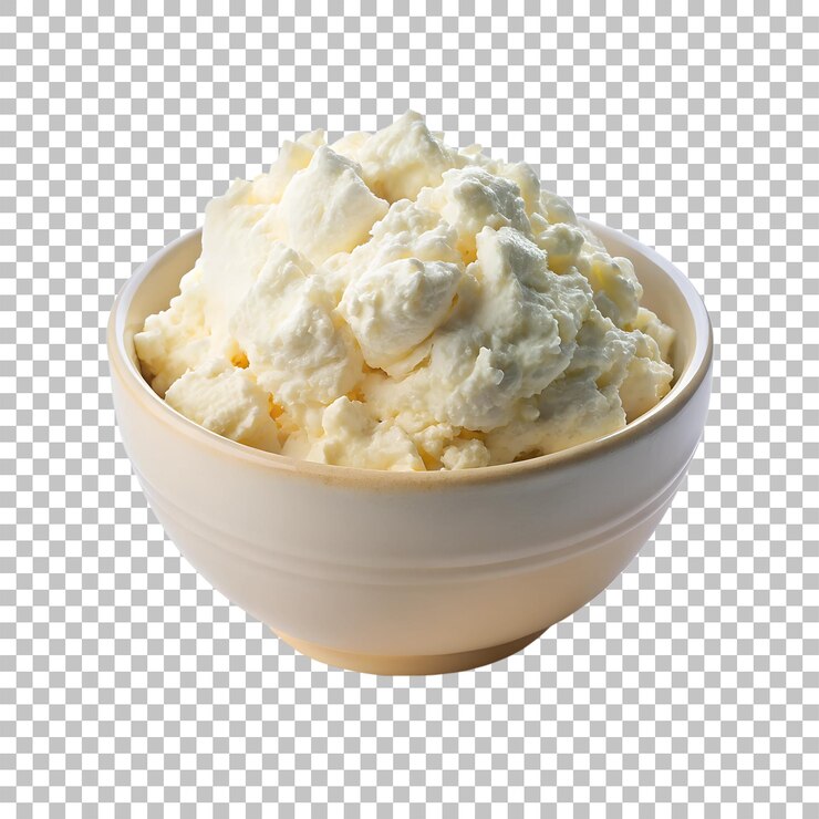 PSD a bowl of food that is on a transparent background