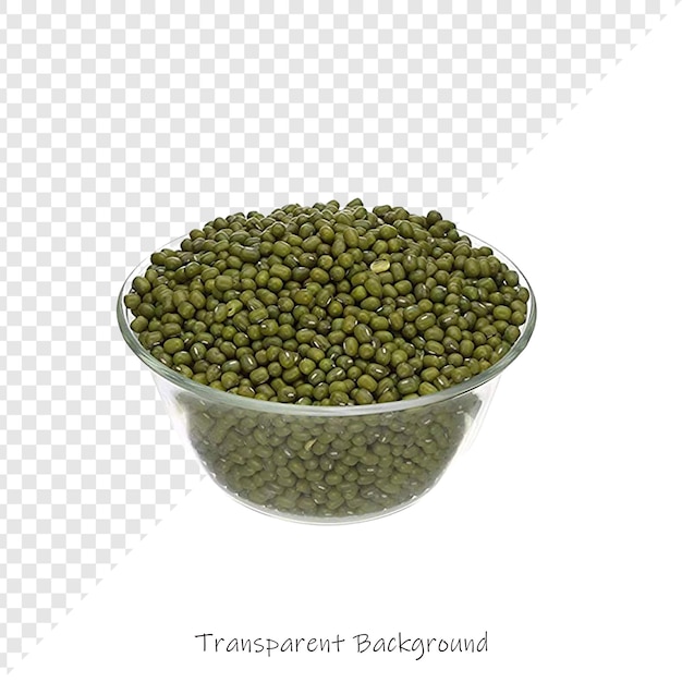 a bowl of green peas has a picture of a green peas in it