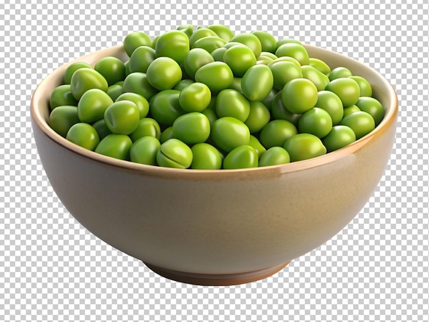 Bowl of green peas