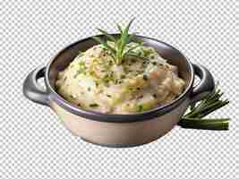 PSD bowl of mashed potatoes