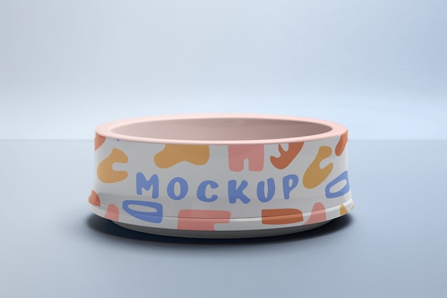 PSD bowl mockup for pet food