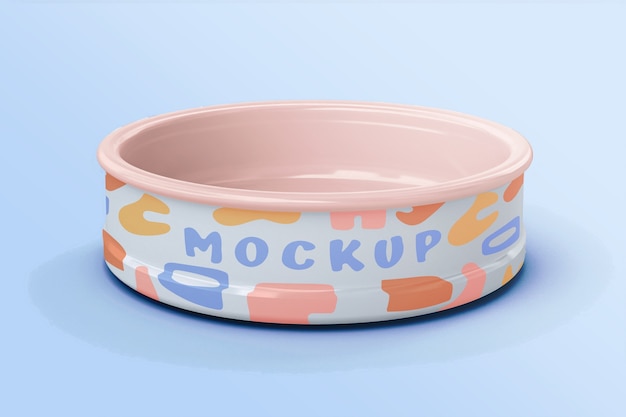 Bowl mockup for pet food