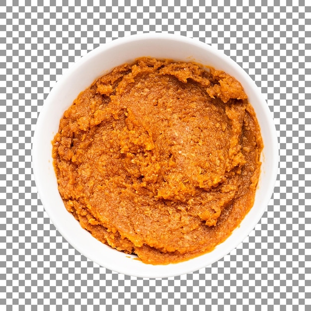 투명한 배경을 가진 오렌지 음식 그릇
