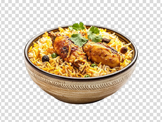 миска риса с рисом, мясом и рисом