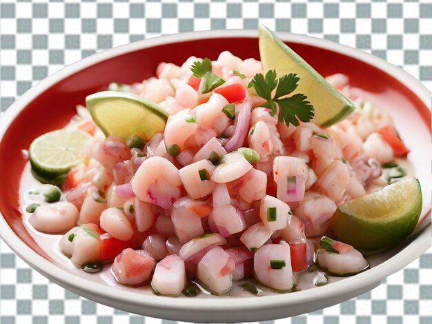 PSD bowl of russian vegetable salad png