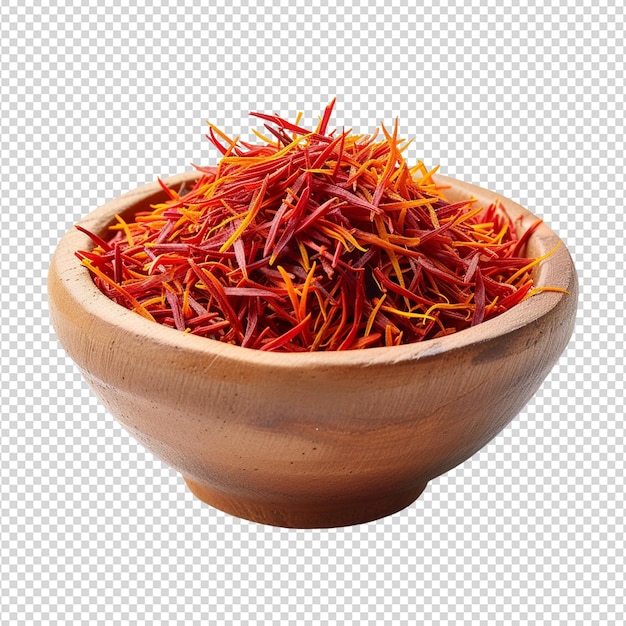 PSD a bowl of saffron hot peppers in a bowl