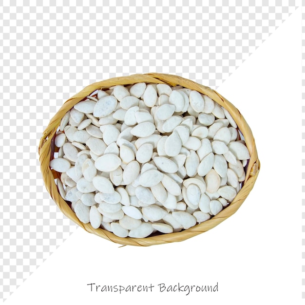 a bowl of seeds with the words quot transat quot on it