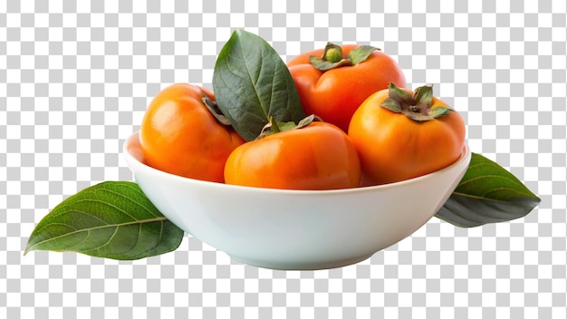 PSD a bowl of tomatoes with leaves and a leaf on a checkered background