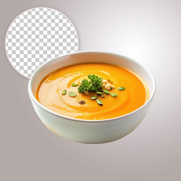 PSD bowl of vegetable soup