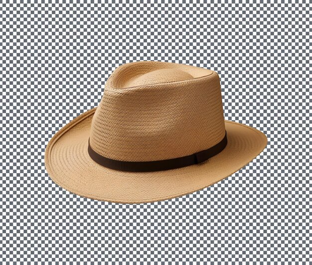 Bowler rigid hat isolated on transparent background