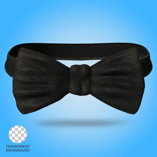 PSD bowtie kleding geïsoleerde 3d gerenderde illustratie