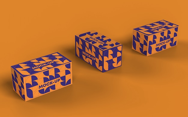 Box Branding Mockup PSD