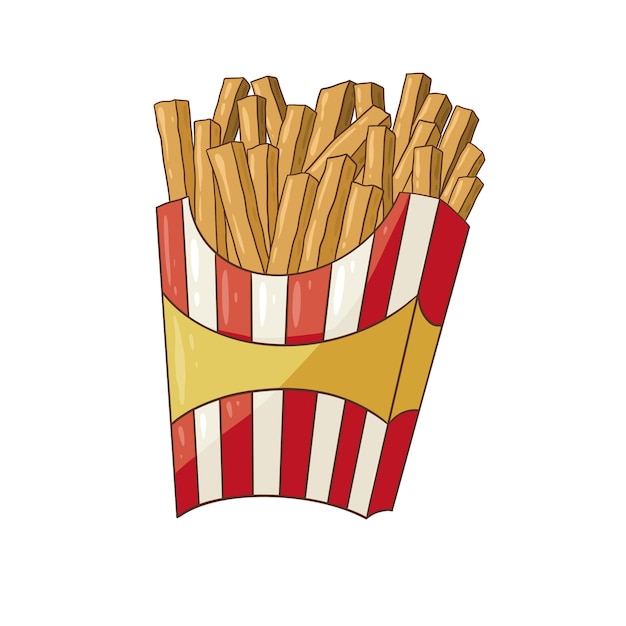 a box of french fries